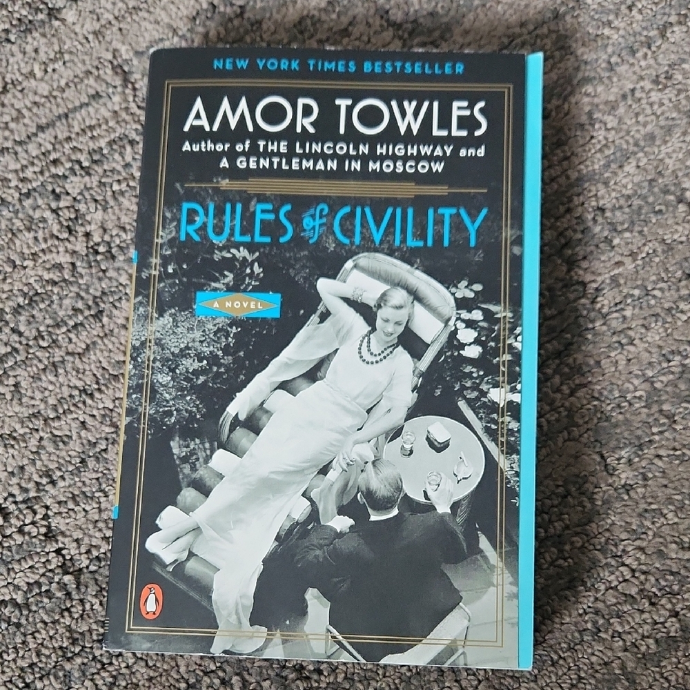 Amor Towles 'Rules of Civility' Book